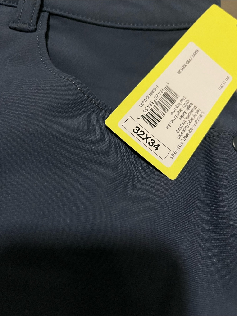 Navy All in Motion 360 Pants Size 32x34